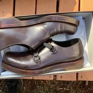 Gucci | Shoes | Gucci Brown Leather Double Buckle Monk Strap 